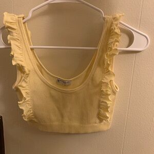 Zara yellow tank top